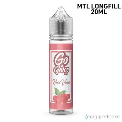 Go Juice | Röda Vinbär | 20ml Longfill