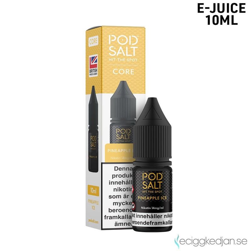 Pod Salt Core | Pineapple Ice | 10ml E-Juice