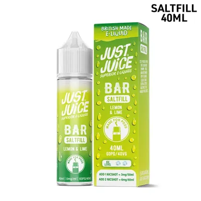 Just Juice Bar | Lemon Lime | 40ml Saltfill