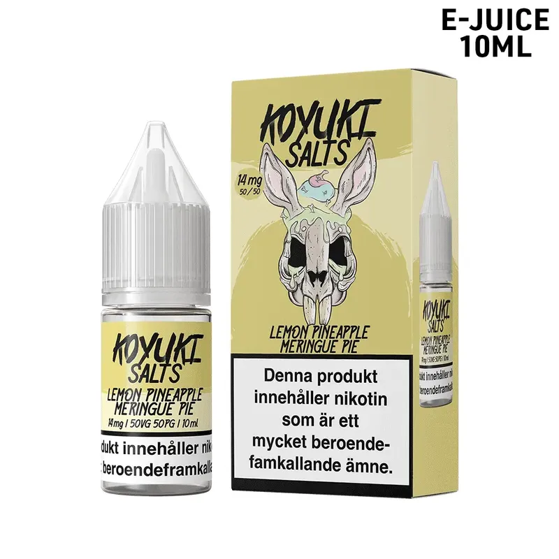 Koyuki Salts Chronicles | Lemon Pineapple Meringue Pie | 10ml E-Juice