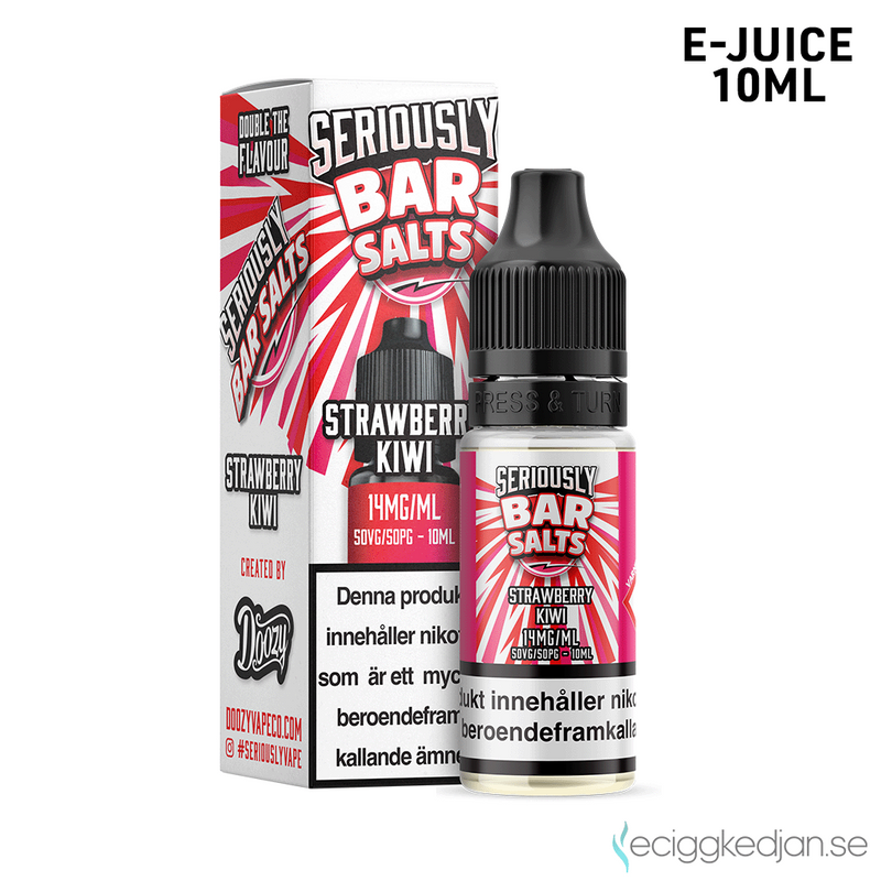 Seriously Bar Salts | Strawberry Kiwi | 10ml E-Juice
