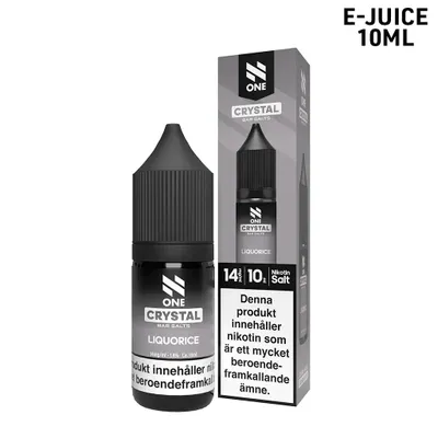 N One Crystal | Liquorice | 10ml E-Juice
