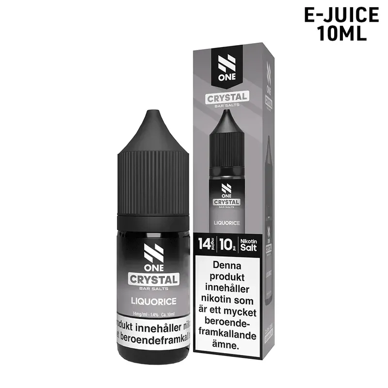 N One Crystal | Liquorice | 10ml E-Juice