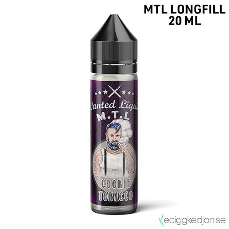 Wanted Liquid | Cookie Tobacco | 20ml Longfill