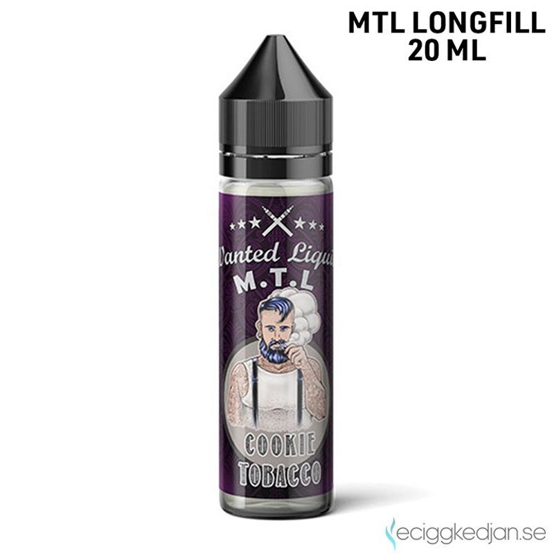 Wanted Liquid | Cookie Tobacco | 20ml Longfill