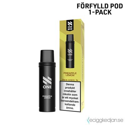 N One Pod V2 | Pineapple Lemon | Förfylld Pod