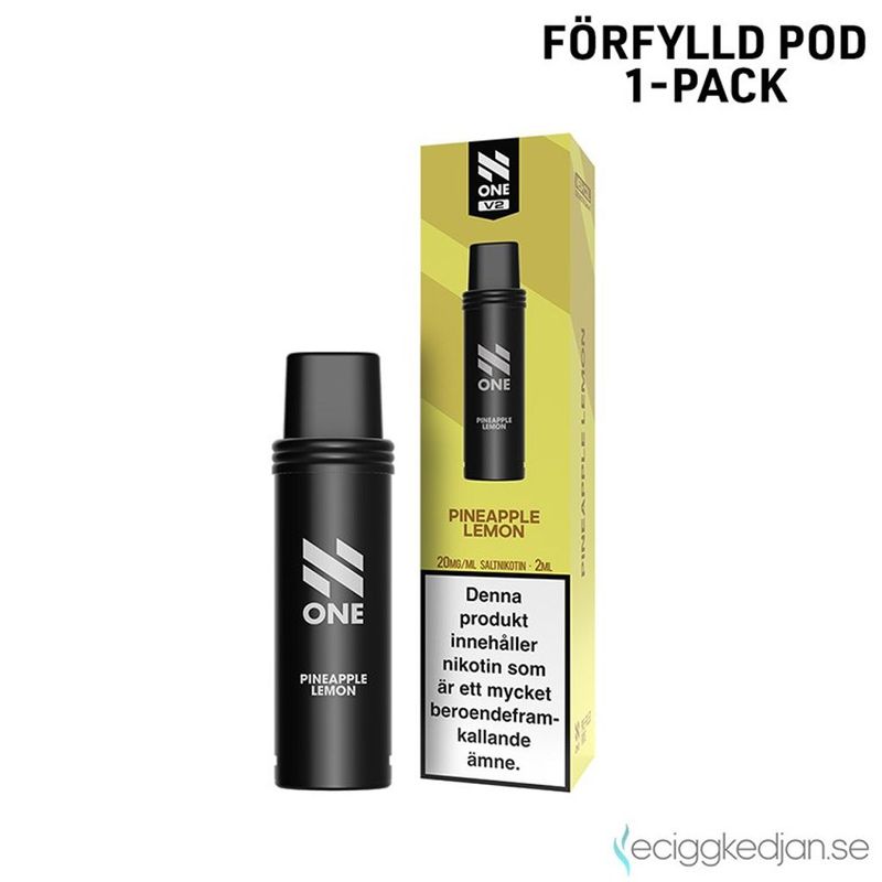 N One Pod V2 | Pineapple Lemon | Förfylld Pod