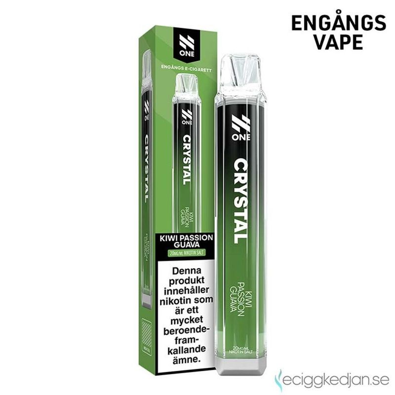 N One Crystal | Kiwi Passion Guava | Engångsvape