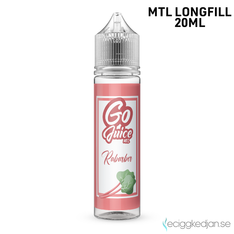Go Juice | Rabarber | 20ml Longfill