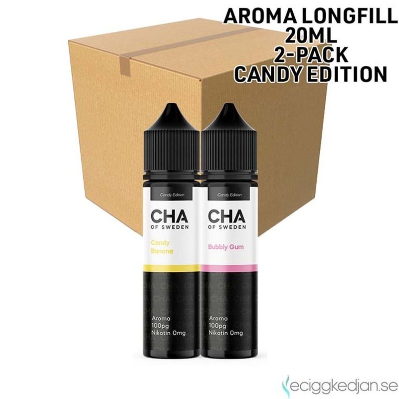 CHA of Sweden Candy Edition | Komplett Pack | 2st*Aroma Longfill 20ml