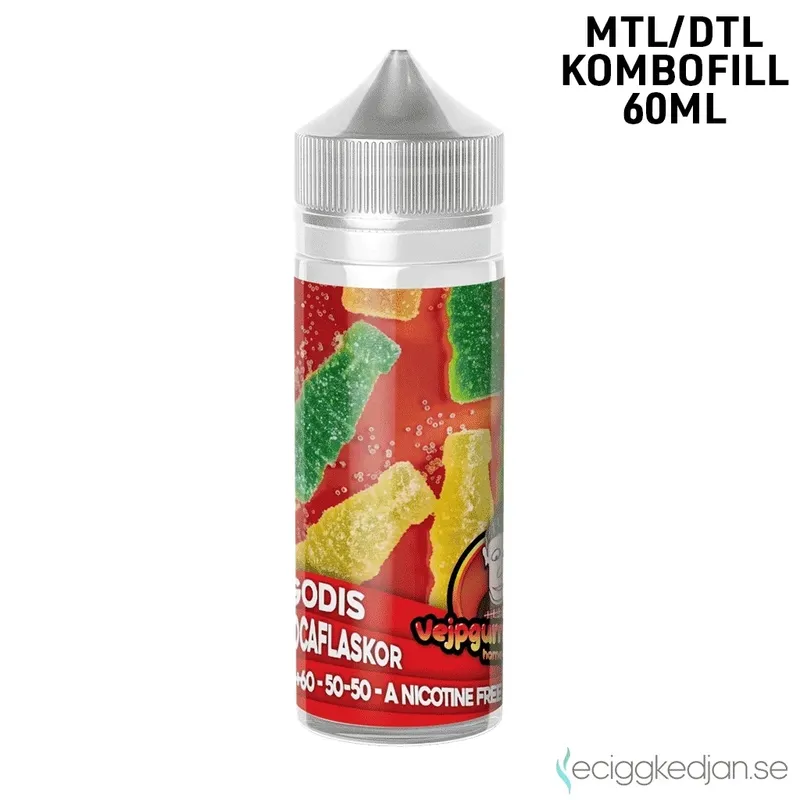 Vejpgummans Godis | Trocaflaskor | 60ml Kombofill