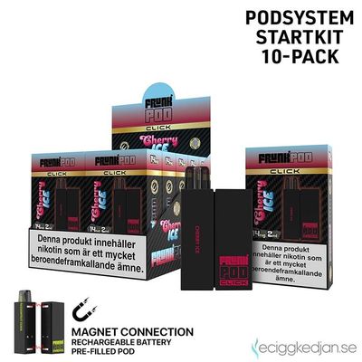 Pod Click Kit | Frunk | Cherry Ice | Batteri inkl Förfylld Pod | 2*10pack | Limited Edition