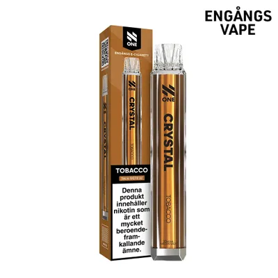 N One Crystal | Tobacco | Engångsvape