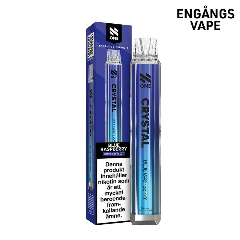 N One Crystal | Blue Raspberry | Engångsvape