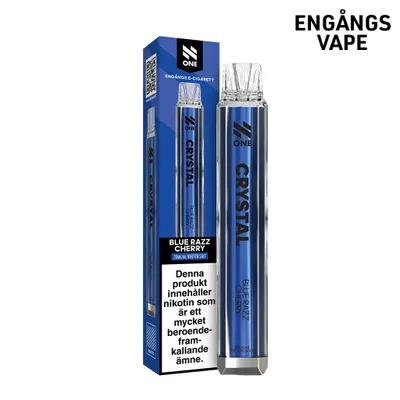 N One Crystal | Blue Razz Cherry | Engångsvape