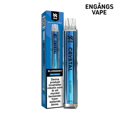 N One Crystal | Blueberry | Engångsvape