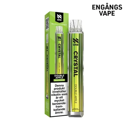 N One Crystal | Double Apple | Engångsvape