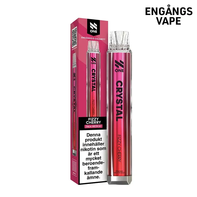 N One Crystal | Fizzy Cherry | Engångsvape