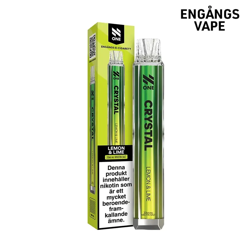 N One Crystal | Lemon Lime | Engångsvape