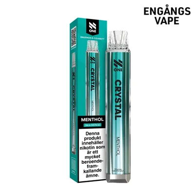 N One Crystal | Menthol | Engångsvape