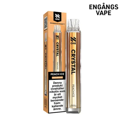 N One Crystal | Peach Ice | Engångsvape