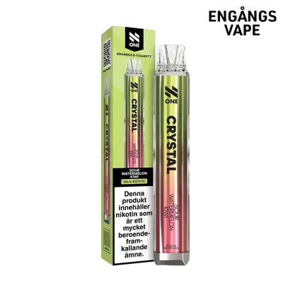 N One Crystal | Sour Watermelon Kiwi | Engångsvape