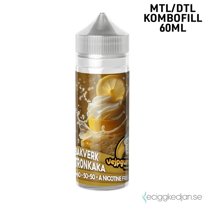 Vejpgummans Bakverk | Citronkaka | 60ml Kombofill