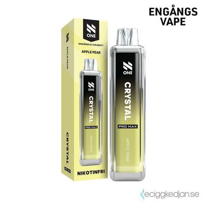 N One Crystal ZERO | Apple Pear | Engångsvape
