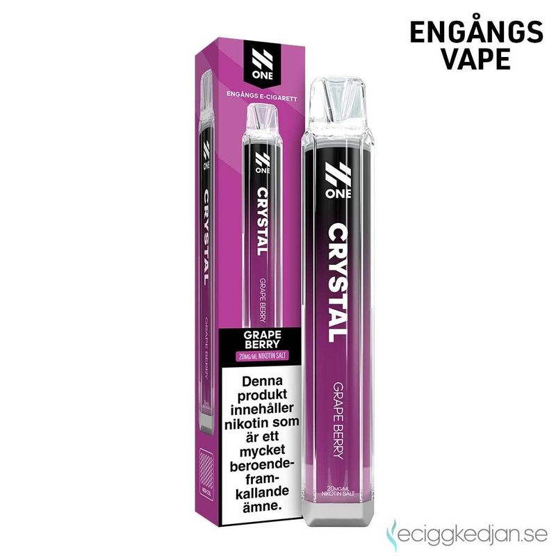 N One Crystal | Grape Berry | Engångsvape