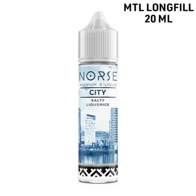 Norse City | Salty Liquorice | 20ml Longfill