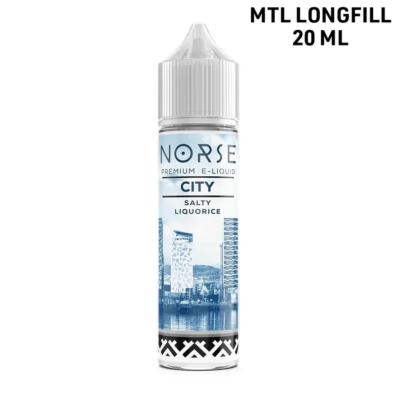 Norse City | Salty Liquorice | 20ml Longfill