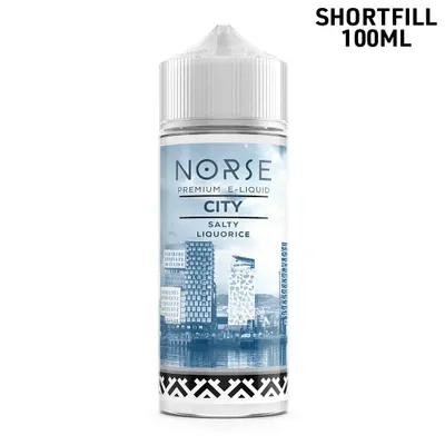 Norse City | Salty Liquorice | 100ml Shortfill