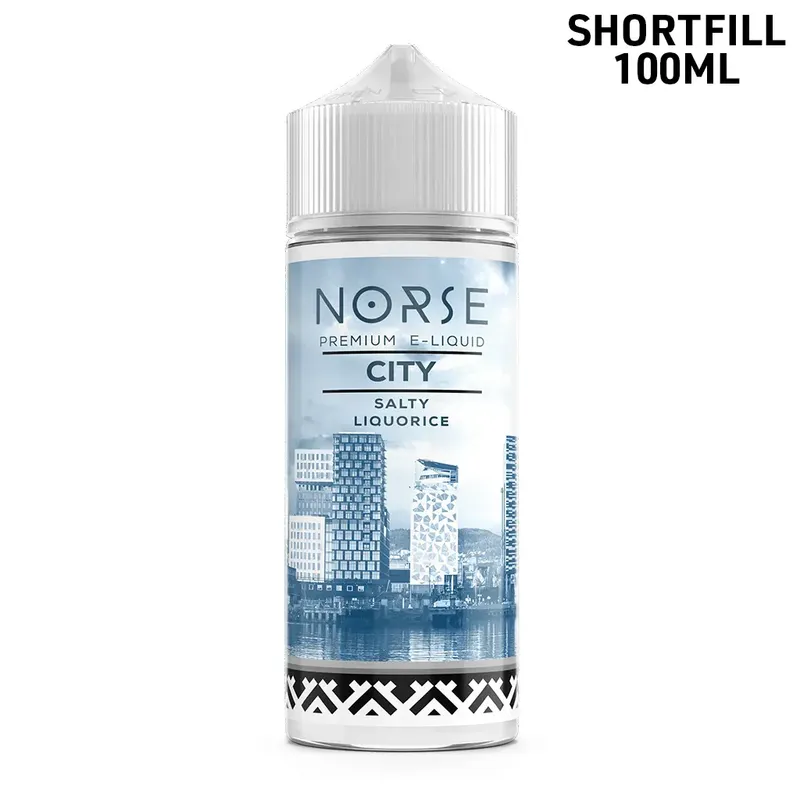 Norse City | Salty Liquorice | 100ml Shortfill