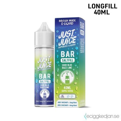 Just Juice Bar | Sour Blue Razz Lime | 40ml Saltfill
