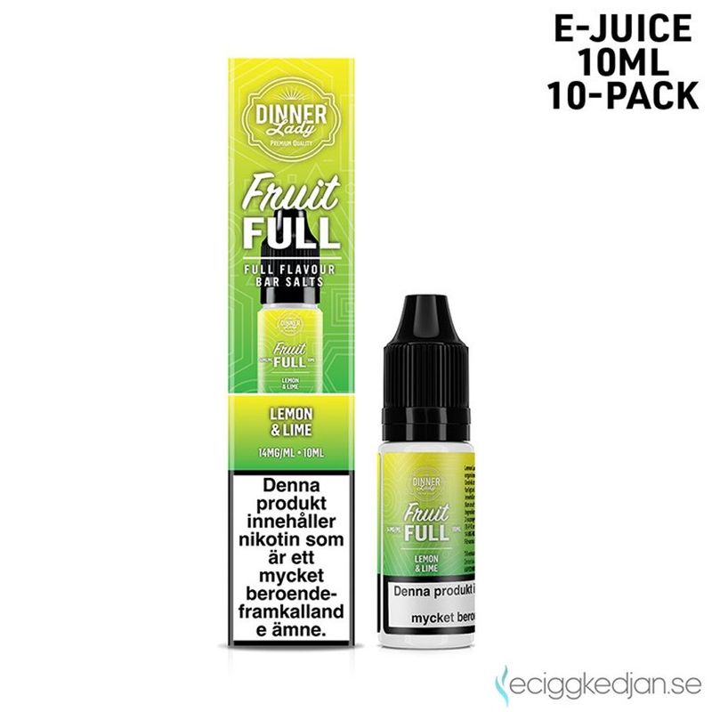 Dinner Bar Salts | Lemon Lime | 10ml E-Juice | 10pack