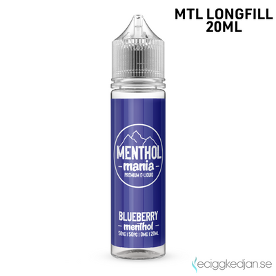 Menthol Mania | Blueberry Menthol | 20ml Longfill