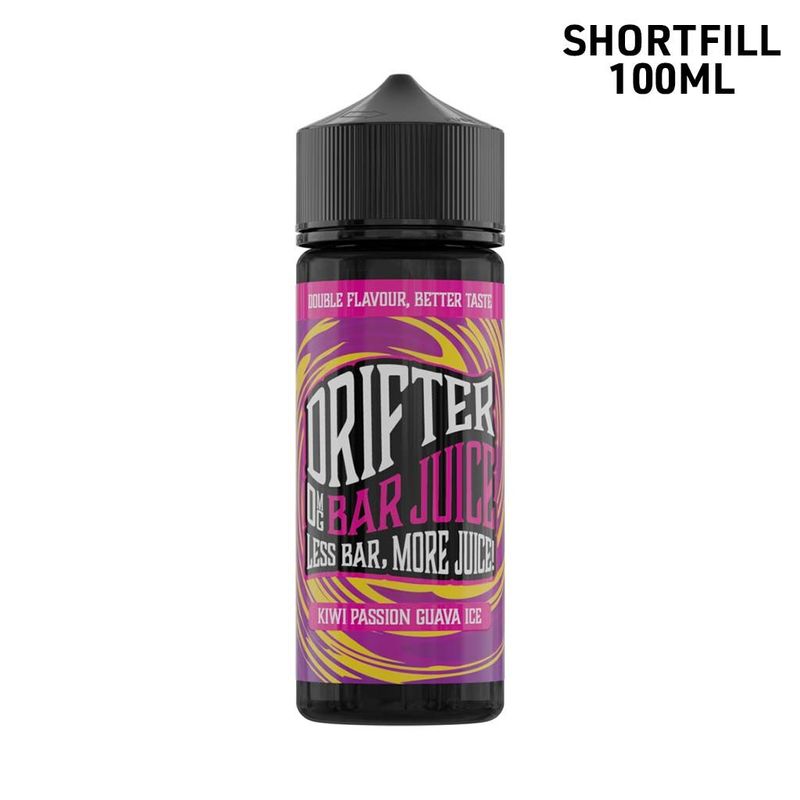 Drifter Bar Juice | Kiwi Passion Guava Ice | Shortfill 100ml