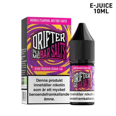 Drifter Salt | Kiwi Passion Guava Ice | 10ml E-Juice