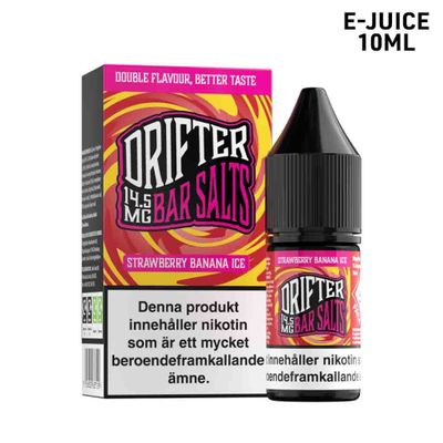 Drifter Salt | Strawberry Banana Ice | 10ml E-Juice