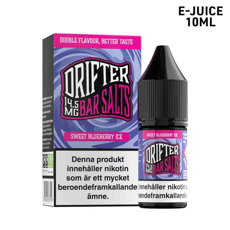 Drifter Salt | Sweet Blueberry Ice | 10ml E-Juice