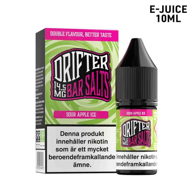 Drifter Salt | Sour Apple Ice | 10ml E-Juice