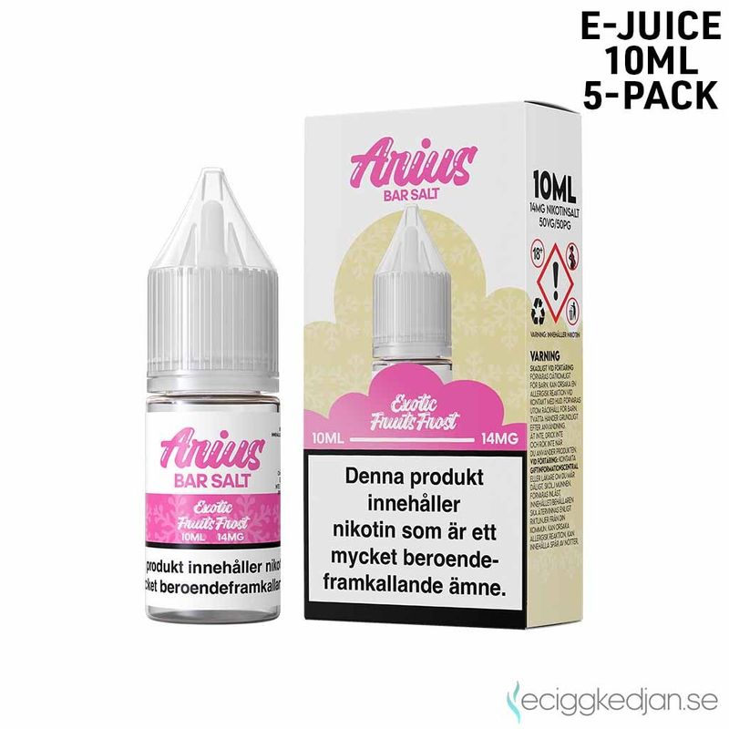 Arius Bar Salt Frost | Exotic Fruits Frost | 10ml E-Juice | 5pack