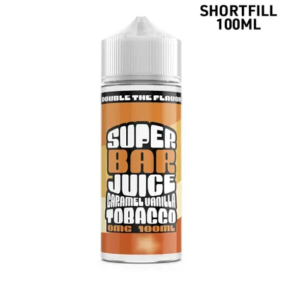 Super Bar Juice | Caramel Vanilla Tobacco | 100ml Shortfill