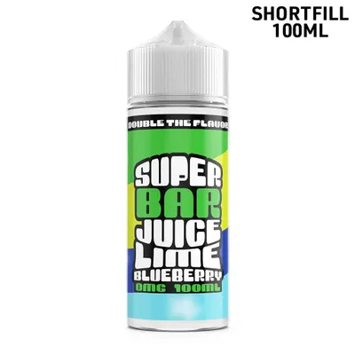 Super Bar Juice | Lime Blueberry | 100ml Shortfill
