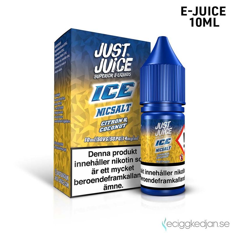 Just Juice Ice | Citron & Coconut | 10ml E-Juice