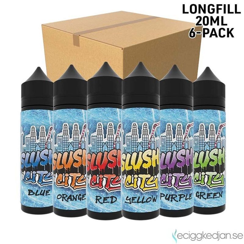 Slush City | Komplett Pack | 6st*Longfill 20ml