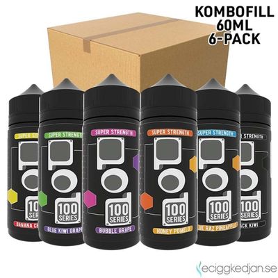 Pod 100 Series | Komplett Pack | 6st*Kombofill 60ml