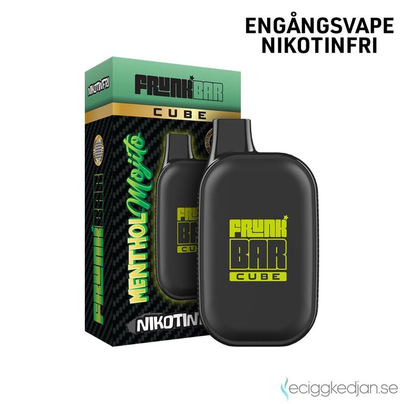 Frunk Bar Cube ZERO | Menthol Mojito | Nikotinfri Engångsvape