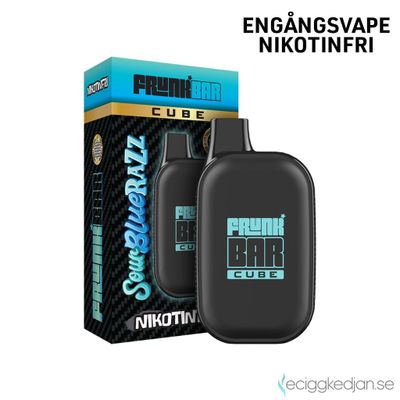 Frunk Bar Cube ZERO | Sour Blue Razz | Nikotinfri Engångsvape
