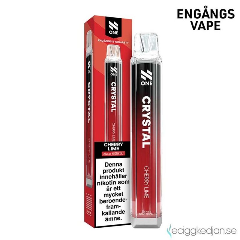 N One Crystal | Cherry Lime | Engångsvape